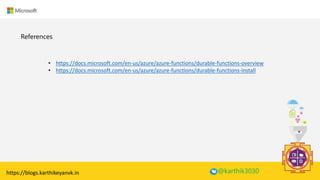 Azure Durable Functions | PPTX