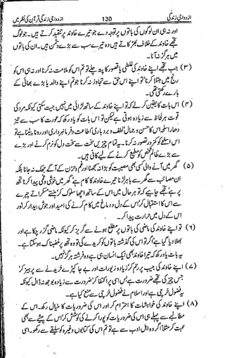 Azdwajee zindgee kay aadaab اسلامی نکاح،شادی بیاہ (2)