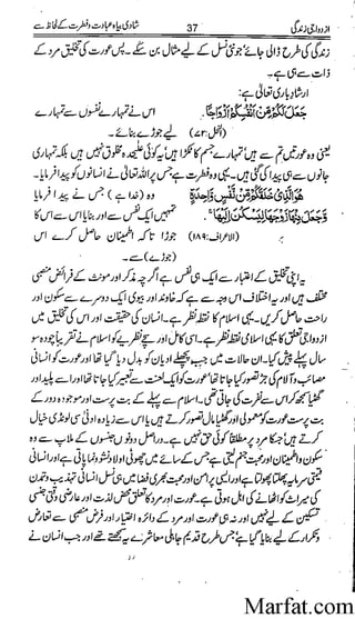 Azdwajee zindgee kay aadaab اسلامی نکاح،شادی بیاہ (2)