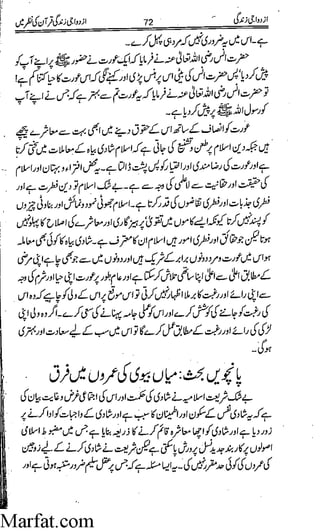 Azdwajee zindgee kay aadaab اسلامی نکاح،شادی بیاہ (2)