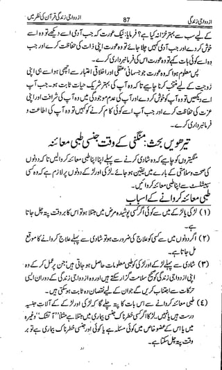 Azdwajee zindgee kay aadaab اسلامی نکاح،شادی بیاہ (2)