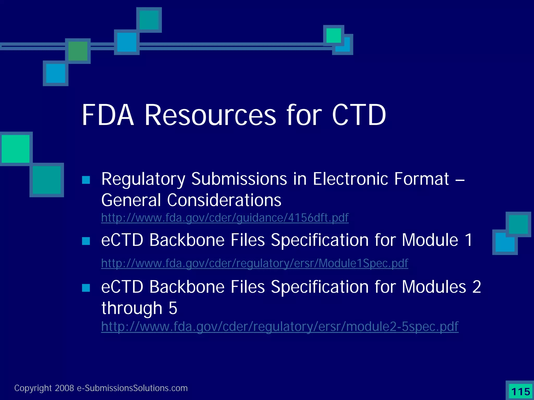 Preparing Compliant eCTD Submissions