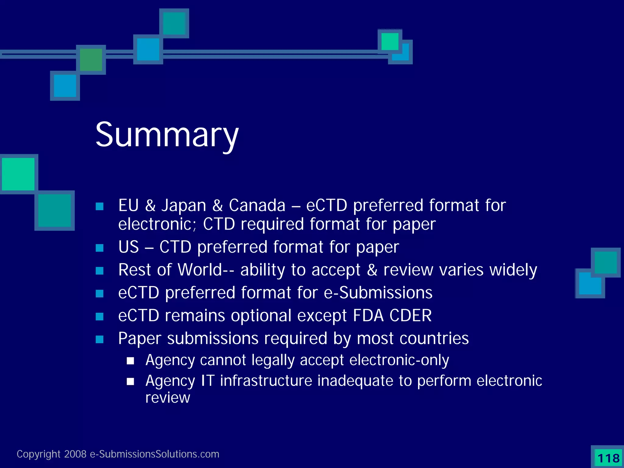 Preparing Compliant eCTD Submissions