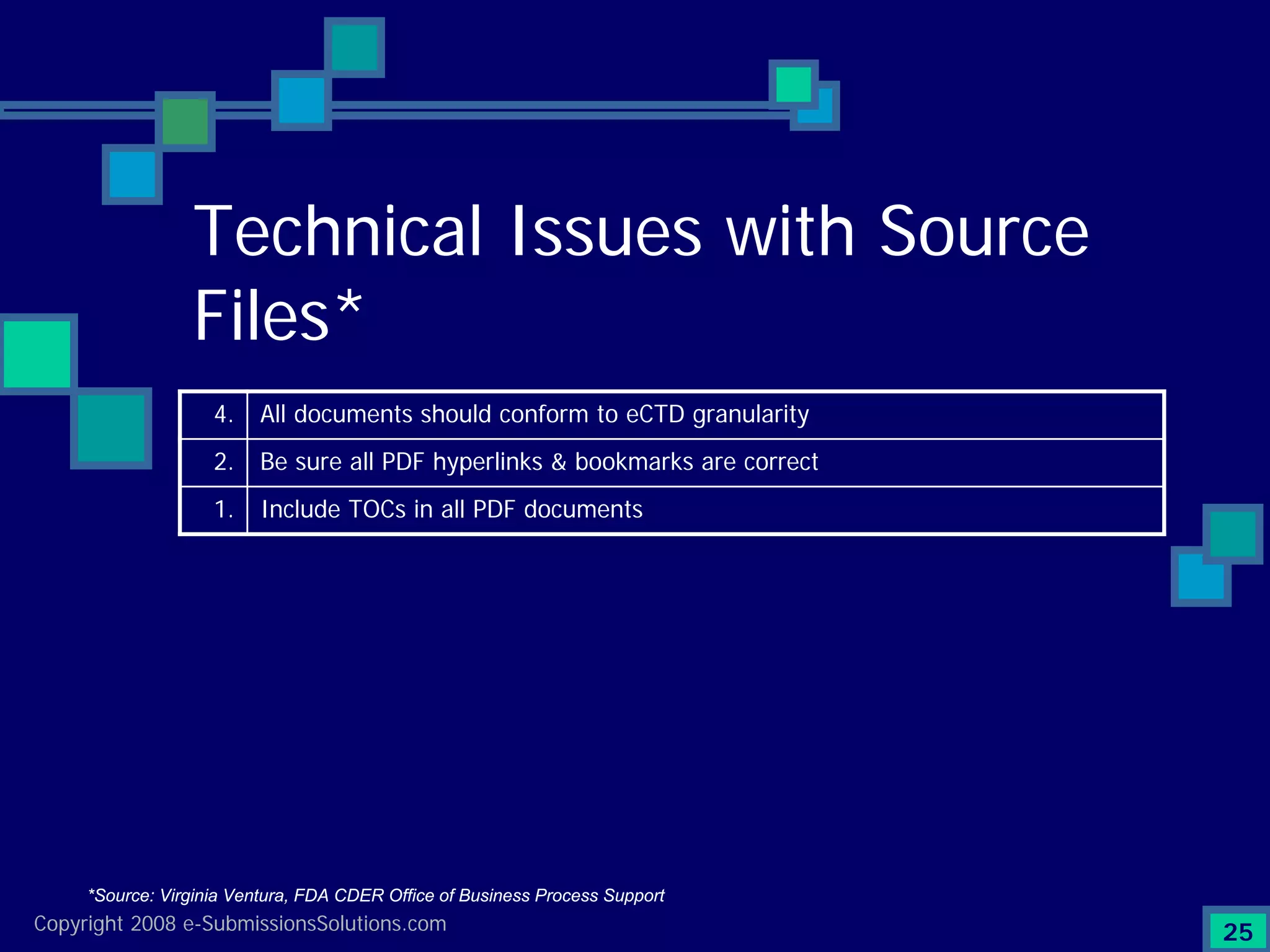 Preparing Compliant eCTD Submissions