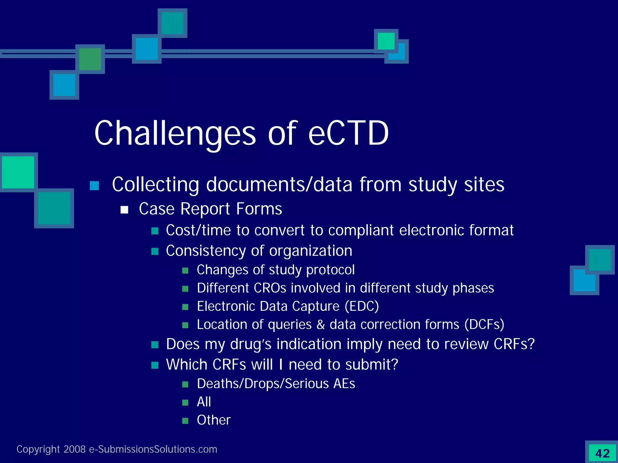 Preparing Compliant eCTD Submissions