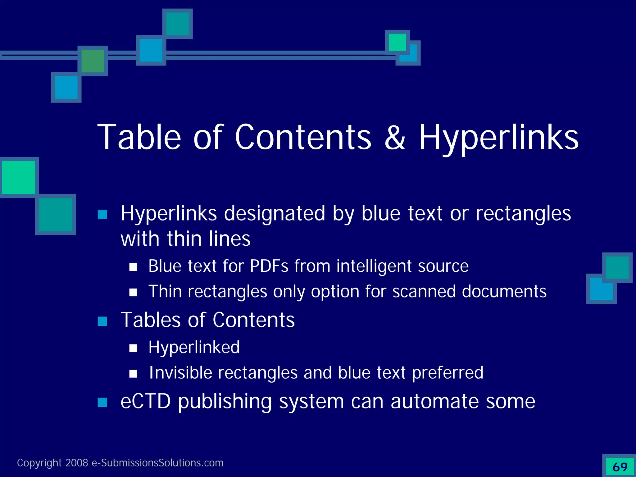 Preparing Compliant eCTD Submissions