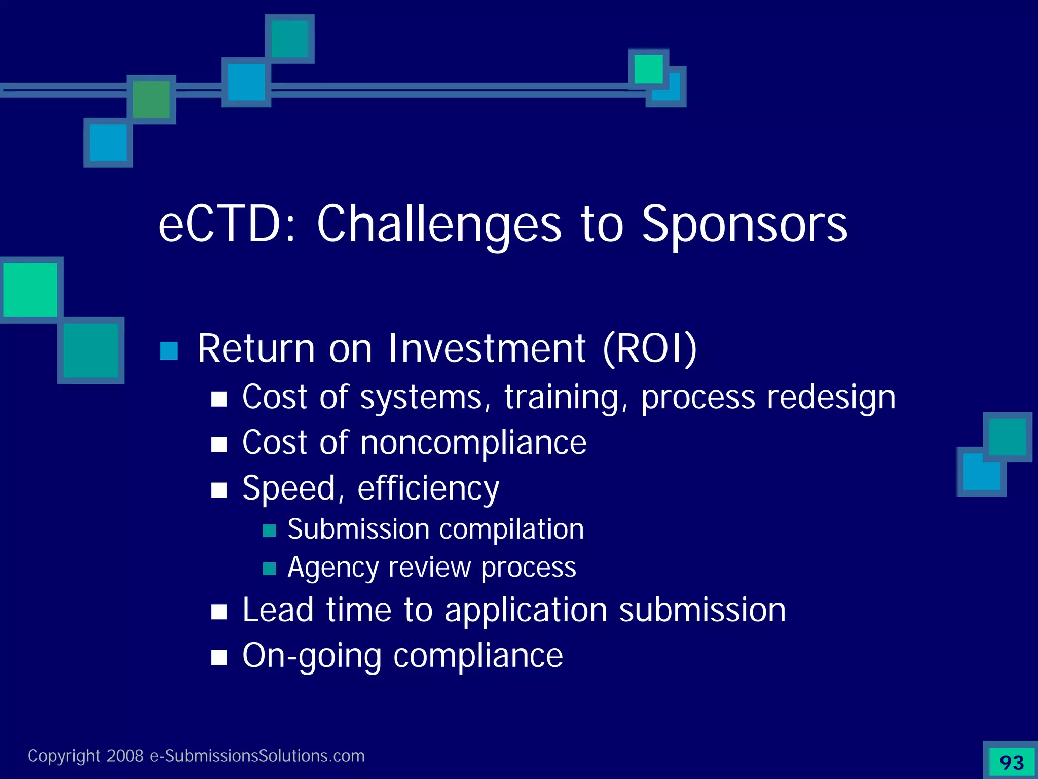 Preparing Compliant eCTD Submissions