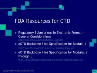 Preparing Compliant eCTD Submissions