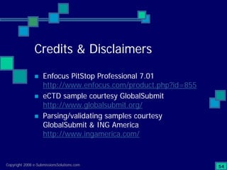 Preparing Compliant eCTD Submissions