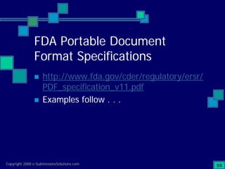 Preparing Compliant eCTD Submissions