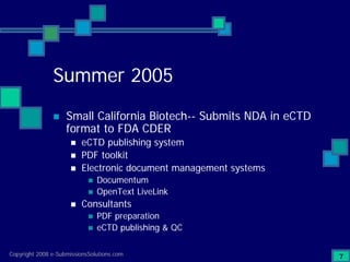 Preparing Compliant eCTD Submissions