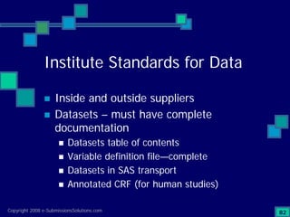 Preparing Compliant eCTD Submissions