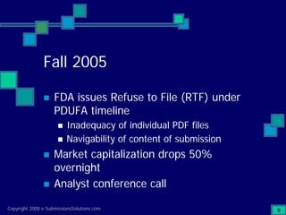 Preparing Compliant eCTD Submissions