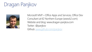 Dragan Panjkov
www.github.com/panjkov
 