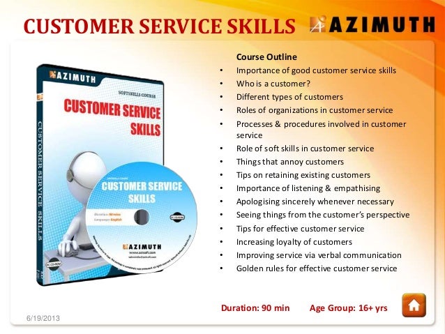 types of customer service skills