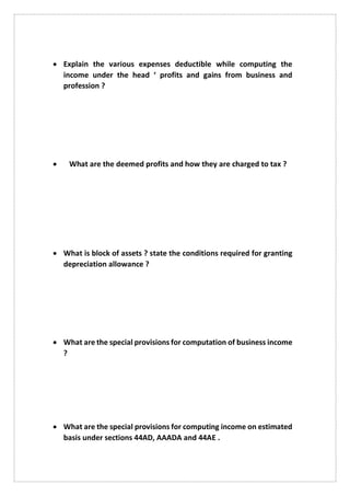 Tax Law Notes on taxation law tax law for 10th sem | PDF