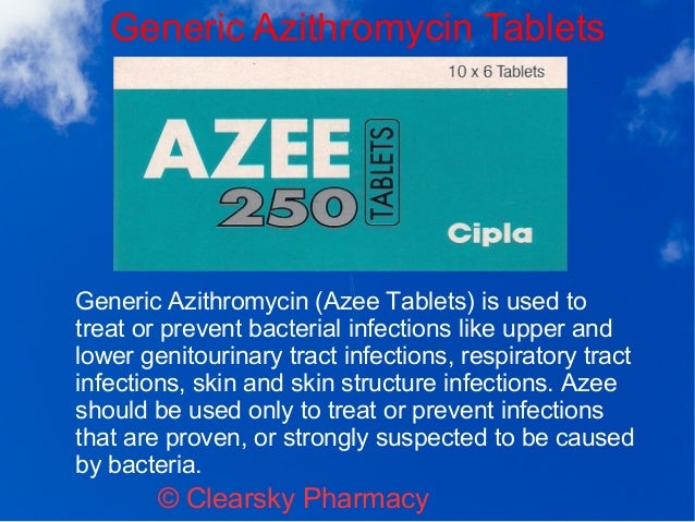 Cipla generic azithromycin
