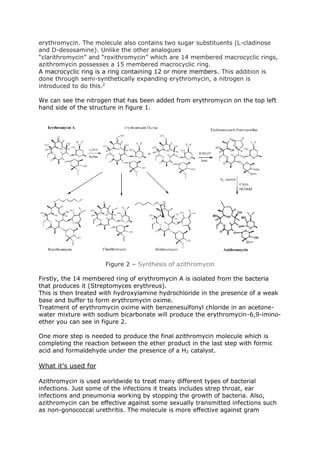 Azithromycin essay | PDF