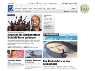 Aktuelles BeispielEntwicklung in Libyen21. August 2011, 23.30 UhrSturm der Rebellen auf Tripolis