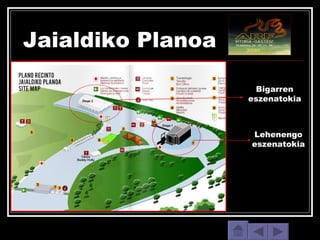 Jaialdiko Planoa Bigarren eszenatokia Lehenengo eszenatokia 