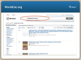WorldCat.org
 