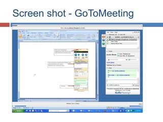 Screen shot - GoToMeeting
 