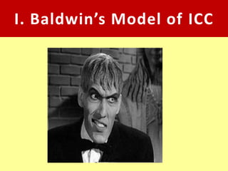 I. Baldwin’s Model of ICC
 
