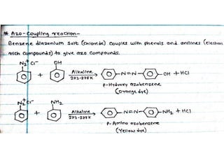 Azo - Coupling Reaction 