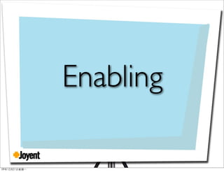 ❖
Enabling