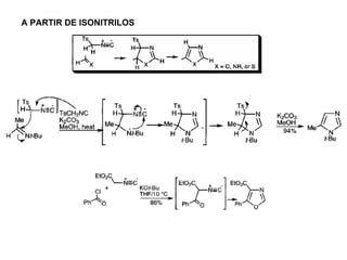 A PARTIR DE ISONITRILOS
 