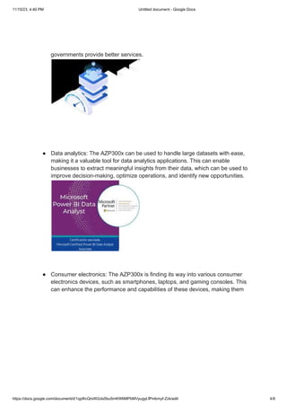 AZP300x-Unleashing the Power of Tomorrow's Computing Today | PDF