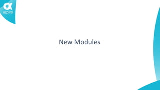 New Modules
 