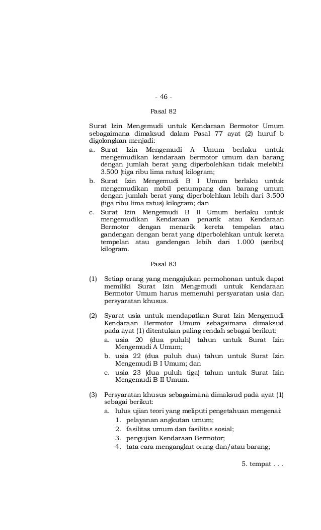 Undang Undang Lalu Lintas Uu No 22 Tahun 2009 undang undang lalu lintas uu no 22 tahun 2009