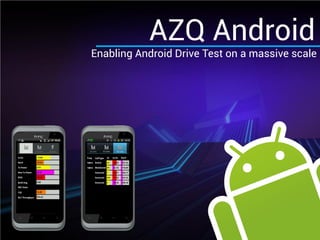 AZQ Android
Enabling Android Drive Test on a massive scale
 