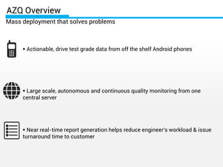 AZQ Presentation & Overview | PDF