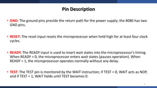 AZR Microprocessor Lecture 03 – 8086 Hardware Specifications and Pin ...
