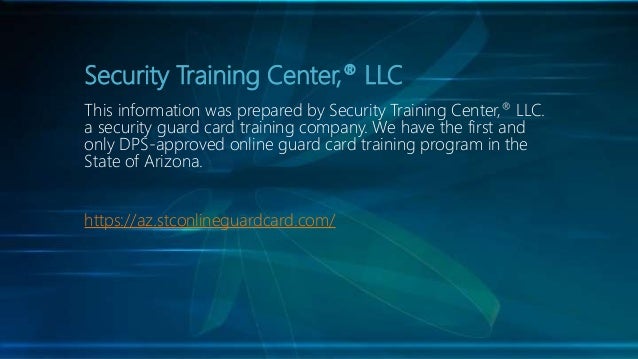 how to get an arizona security guard card license how to get an