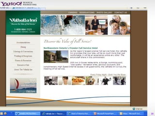 Yahoo! Search Marketing Proprietary and Confidential. ©2007 All Rights Reserved   20
 