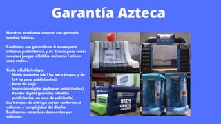 Azteca Inflables, innovación en la fabricación de inflables ...