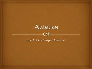 Luis Adrian Gaspar Amezcua
 
