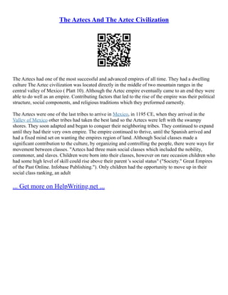 Aztec Geography | PDF