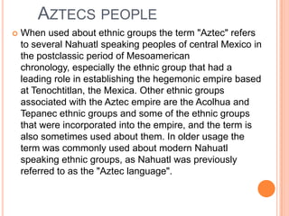 Aztecs | PPTX