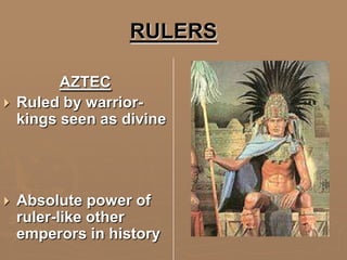 Aztecs and incas compared politics and economics | PPTX