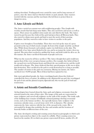 Aztecs overview | PDF