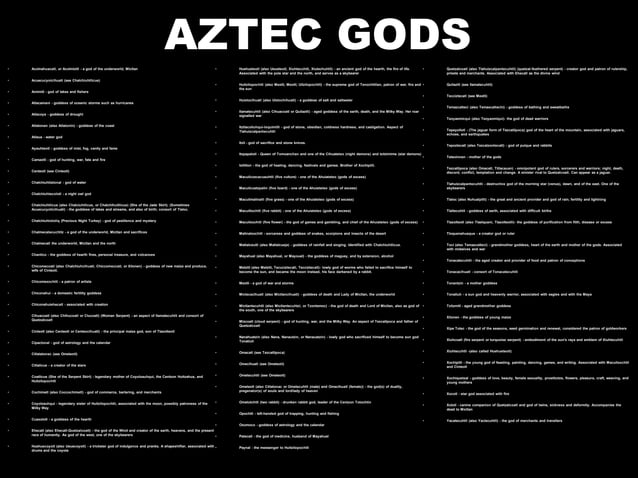 Aztecs Powerpoint Ppt