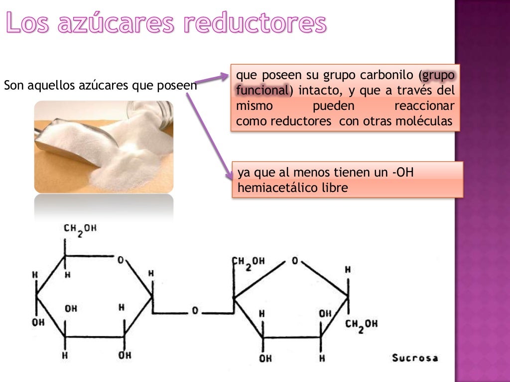 Azucares reductores y no reductores Azucares reductores y no reductores