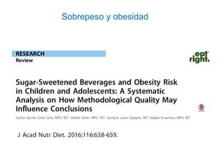 Sobrepeso y obesidad
 