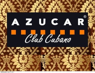 Wednesday, July 27, 2011
 