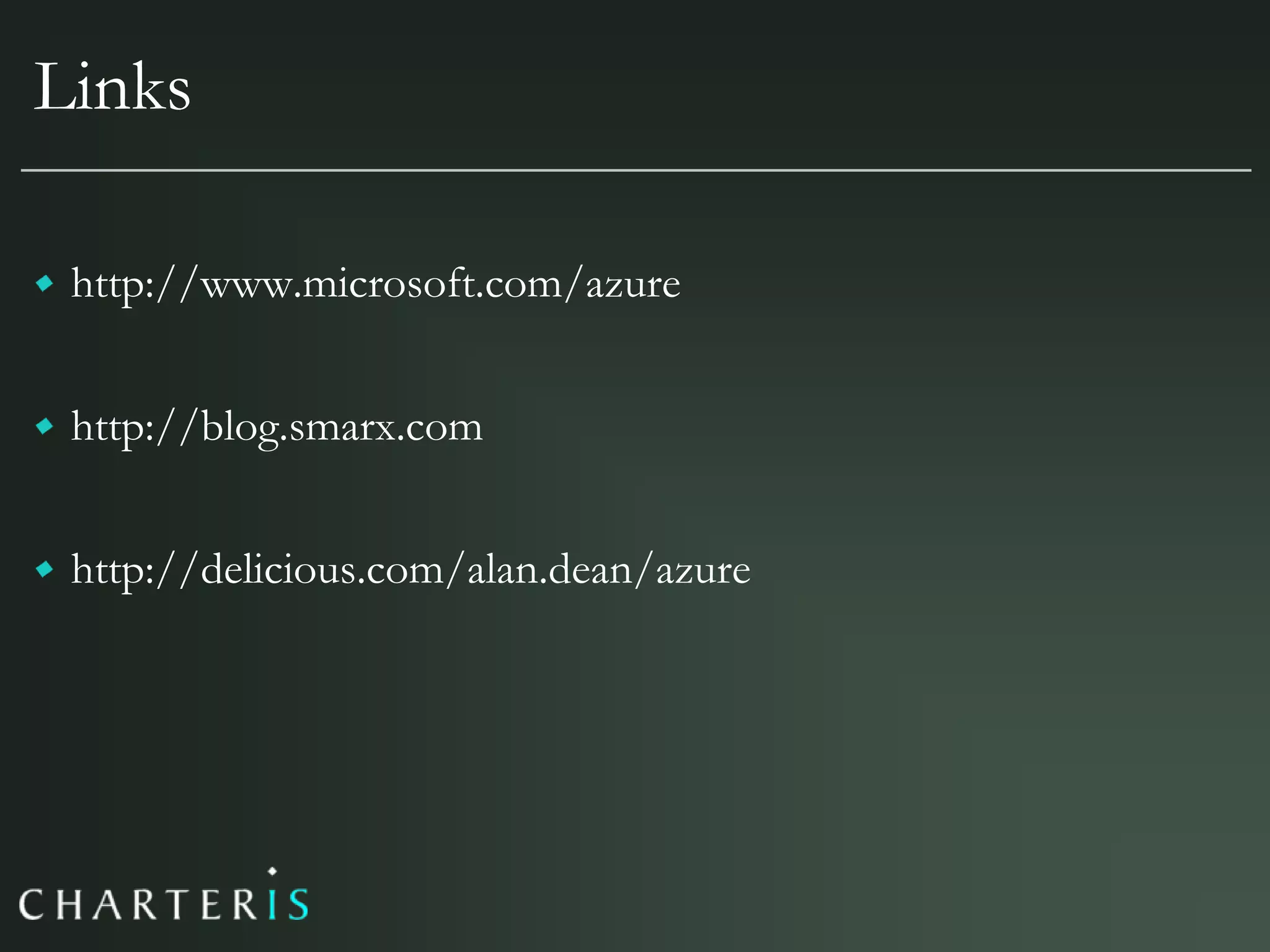 Azure, Cloud Computing & Services