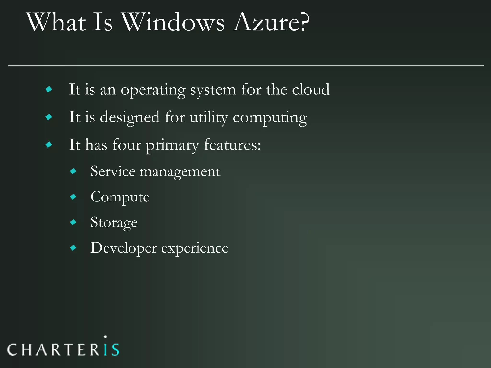 Azure, Cloud Computing & Services